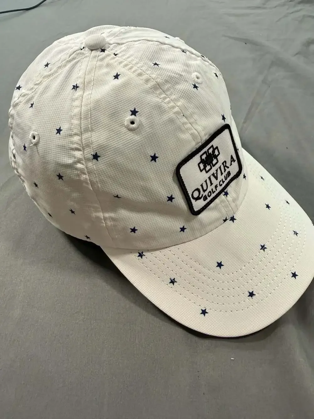 Quivira Golf Club Imperial Hat White Blue Stars Strapback Los Cabos